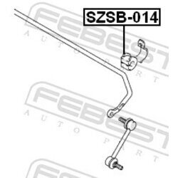 Uloženie priečneho stabilizátora FEBEST SZSB-014 - obr. 1