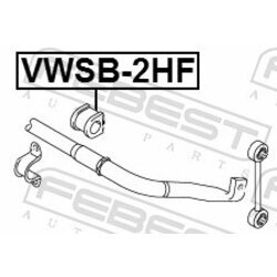 Uloženie priečneho stabilizátora FEBEST VWSB-2HF - obr. 1