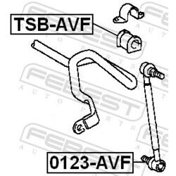 Tyč/Vzpera stabilizátora FEBEST 0123-AVF - obr. 1