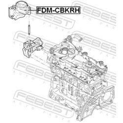 Uloženie motora FEBEST FDM-CBKRH - obr. 1