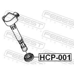 Tesniaci krúžok otvoru pre zap.sviečku FEBEST HCP-001 - obr. 1