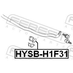Uloženie priečneho stabilizátora FEBEST HYSB-H1F31 - obr. 1