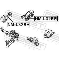 Uloženie motora FEBEST NM-L32RH - obr. 1