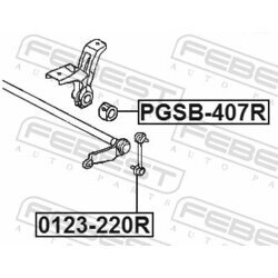Uloženie priečneho stabilizátora FEBEST PGSB-407R - obr. 1