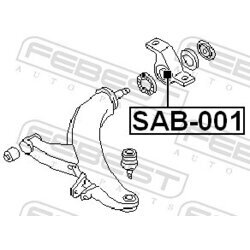 Uloženie riadenia FEBEST SAB-001 - obr. 1