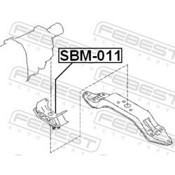 Uloženie motora FEBEST SBM-011 - obr. 1