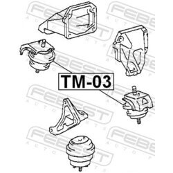 Uloženie motora FEBEST TM-03 - obr. 1