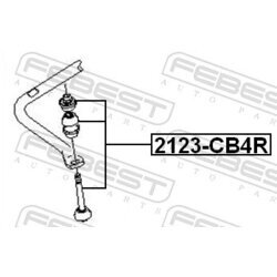 Tyč/Vzpera stabilizátora FEBEST 2123-CB4R - obr. 1