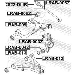 Uloženie riadenia FEBEST LRAB-009 - obr. 1
