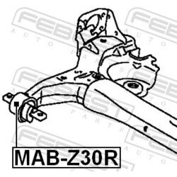 Uloženie tela nápravy FEBEST MAB-Z30R - obr. 1
