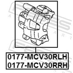 Brzdový strmeň FEBEST 0177-MCV30RLH - obr. 1