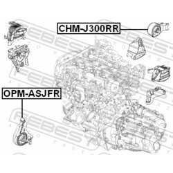 Uloženie motora FEBEST OPM-ASJFR - obr. 1