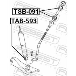 Uloženie riadenia FEBEST TSB-091 - obr. 1