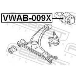 Uloženie riadenia FEBEST VWAB-009X - obr. 1