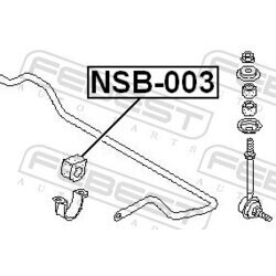 Uloženie priečneho stabilizátora FEBEST NSB-003 - obr. 1