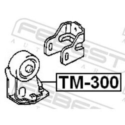 Uloženie motora FEBEST TM-300 - obr. 1
