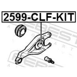 Sada na opravu pomocného spojkového valca FEBEST 2599-CLF-KIT - obr. 1