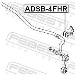 Uloženie priečneho stabilizátora FEBEST ADSB-4FHR - obr. 1