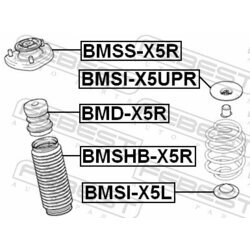 Tanier pružiny FEBEST BMSI-X5L - obr. 1