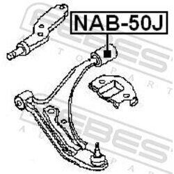 Uloženie riadenia FEBEST NAB-50J - obr. 1