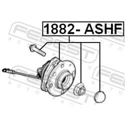 Náboj kolesa FEBEST 1882-ASHF - obr. 1