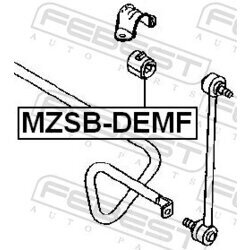Uloženie priečneho stabilizátora FEBEST MZSB-DEMF - obr. 1