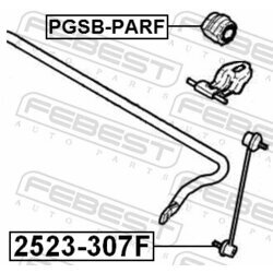 Uloženie priečneho stabilizátora FEBEST PGSB-PARF - obr. 1
