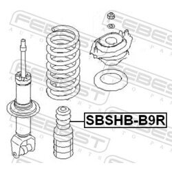 Ochranný kryt/manžeta tlmiča pérovania FEBEST SBSHB-B9R - obr. 1