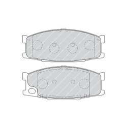 Sada brzdových platničiek kotúčovej brzdy FERODO FVR1701 - obr. 1