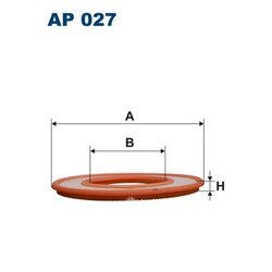 Vzduchový filter FILTRON AP 027