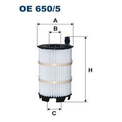 Olejový filter FILTRON OE 650/5