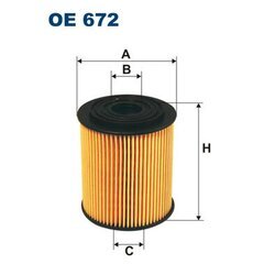 Olejový filter FILTRON OE 672