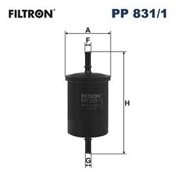 Palivový filter FILTRON PP 831/1