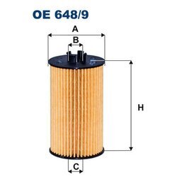 Olejový filter FILTRON OE 648/9