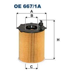 Olejový filter FILTRON OE 667/1A