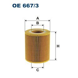 Olejový filter FILTRON OE 667/3