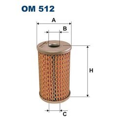 Hydraulický filter riadenia FILTRON OM 512