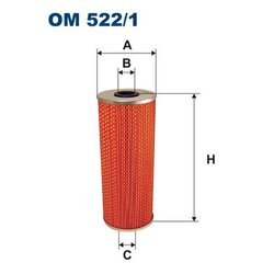 Olejový filter FILTRON OM 522/1