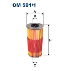 Olejový filter FILTRON OM 591/1
