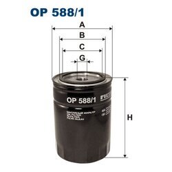 Olejový filter FILTRON OP 588/1