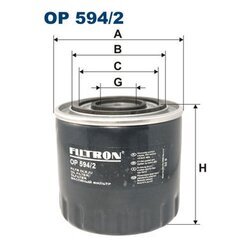 Olejový filter FILTRON OP 594/2