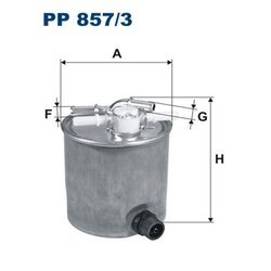 Palivový filter FILTRON PP 857/3