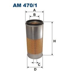 Vzduchový filter FILTRON AM 470/1