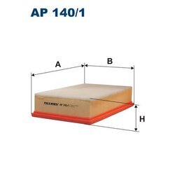 Vzduchový filter FILTRON AP 140/1