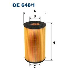 Olejový filter FILTRON OE 648/1