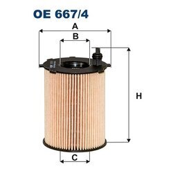 Olejový filter FILTRON OE 667/4