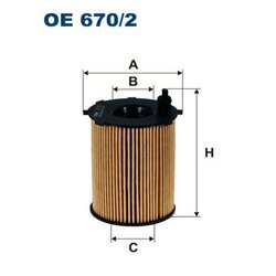Olejový filter FILTRON OE 670/2