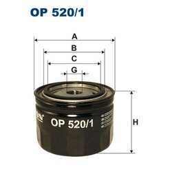 Olejový filter FILTRON OP 520/1