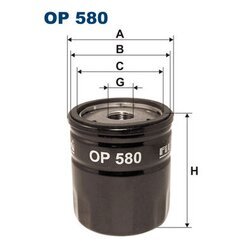 Olejový filter FILTRON OP 580