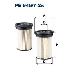 Palivový filter FILTRON PE 946/7-2x